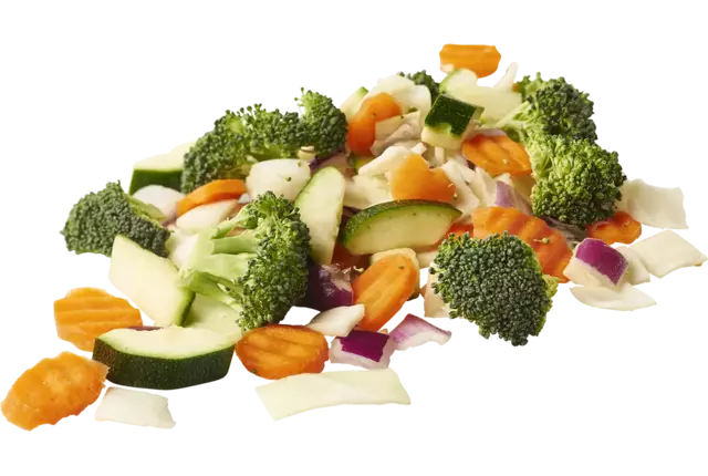 Mélange de légumes été brun. 15mm 1kg pièce