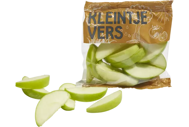 Appel groen partjes snackfruit 5x120gr stuk
