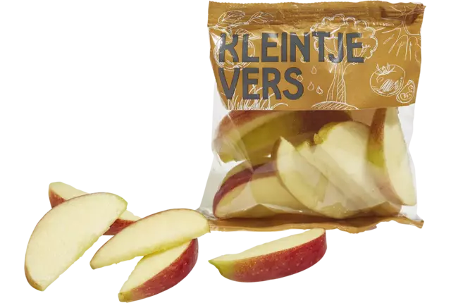 Appel rood partjes snackfruit 5x120gr stuk