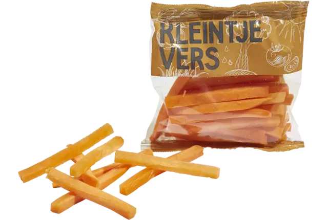 Peen sticks snackgroente 120gr kist 30 stuks