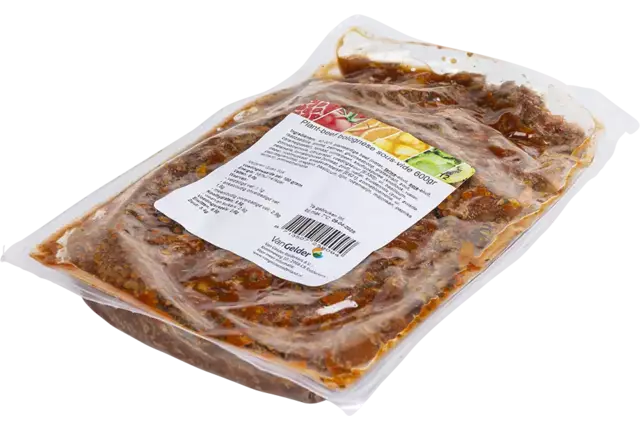 Plant beef bolognese sous-vide 600gr stuk