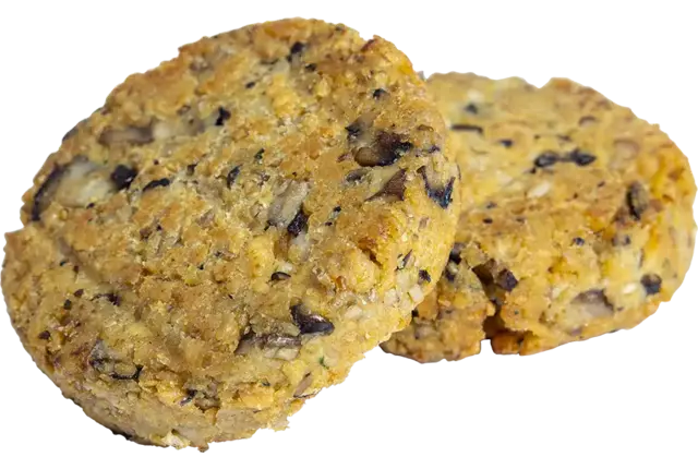 Paddenstoelen burger 90gr bak 12st stuk