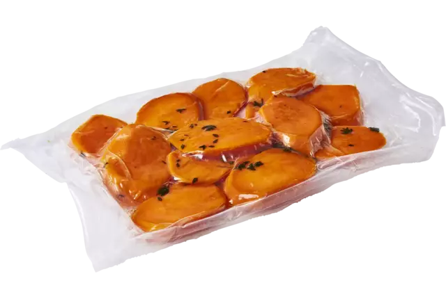 Zoete aard schijf sous-vide 800gr stuk
