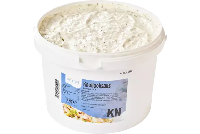 Knoflooksaus emmer 2,5kg kist 4 stuks