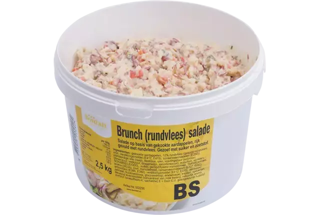 Brunch (Rundvlees) Salade emmer 2,5kg stuk