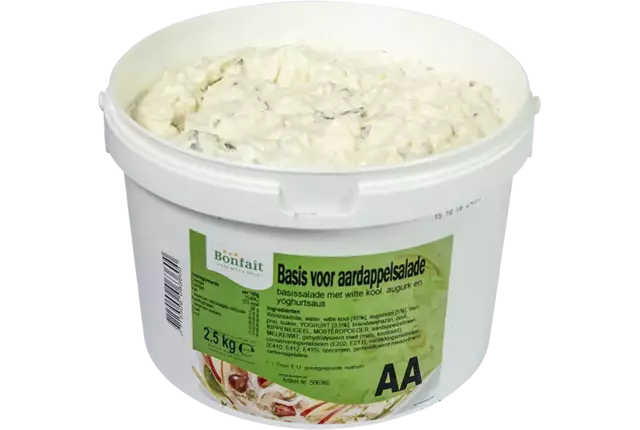 Basis Aardappelsalade emmer 2,5kg kist 4 stuks