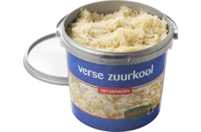 Zuurkool fijn gesneden emmer 2kg
