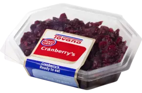 Cranberries gedroogd 125gr