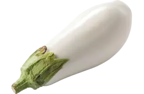 Aubergine wit