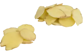 Gember schijven ongeschild 5mm zak 400gr