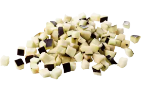 Aubergine brunoise 10mm 1kg