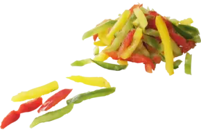 Paprika gemengd stift 10mm 1kg kist 6 stuks