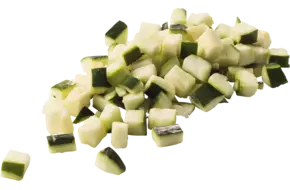 Courgette brunoise 20mm bulk