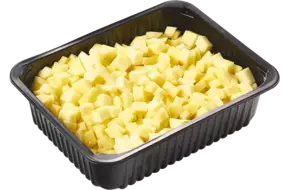 Fijne mango blokjes 10mm bak 1kg