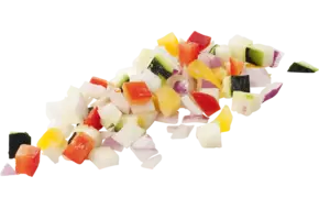 Ratatouille brunoise 10mm. 1kg