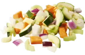 Groentemix voorjaar brunoise 20mm 1kg