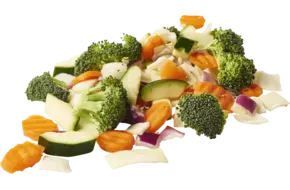 Groentemix zomer brunoise 20mm bak 1kg