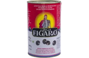 Zwarte olijven heel in blik 5kg
